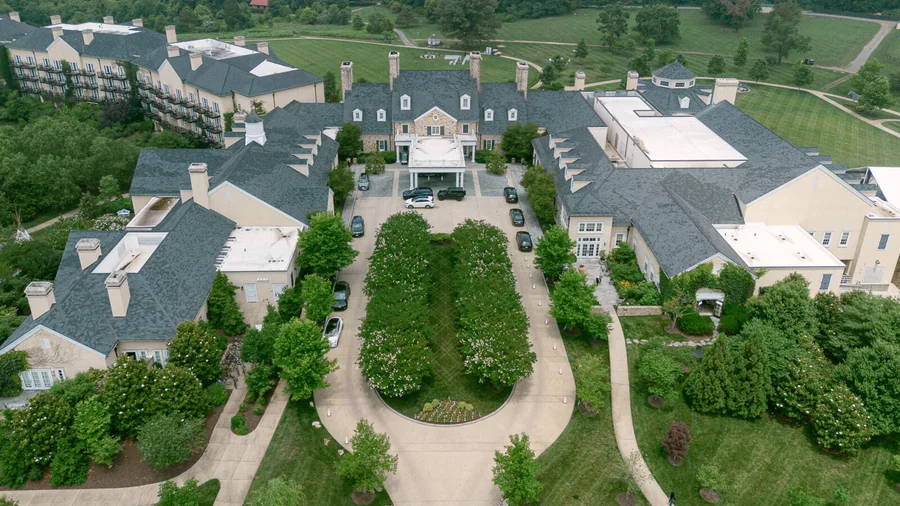 Wedding scene at Salamander Resort