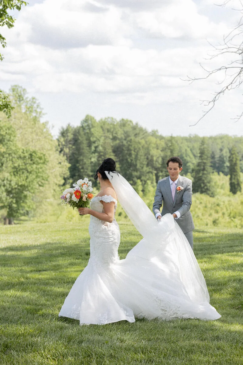 Spring Garden Wedding at Belmont Manor image 23