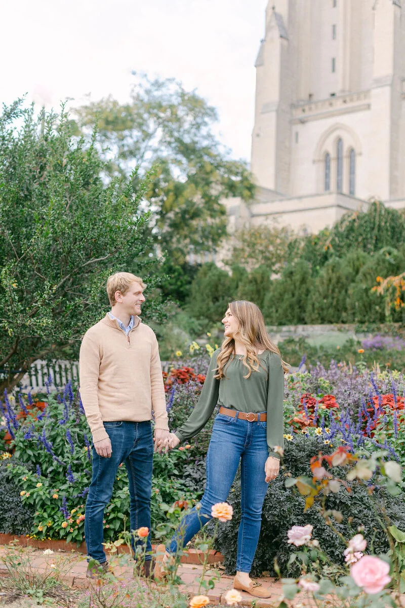 Engagement Session at the National Cathedral