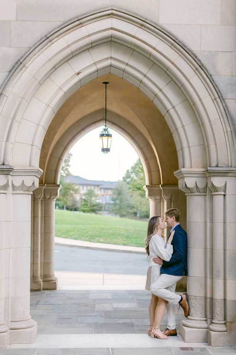 Engagement Session at the National Cathedral image 10
