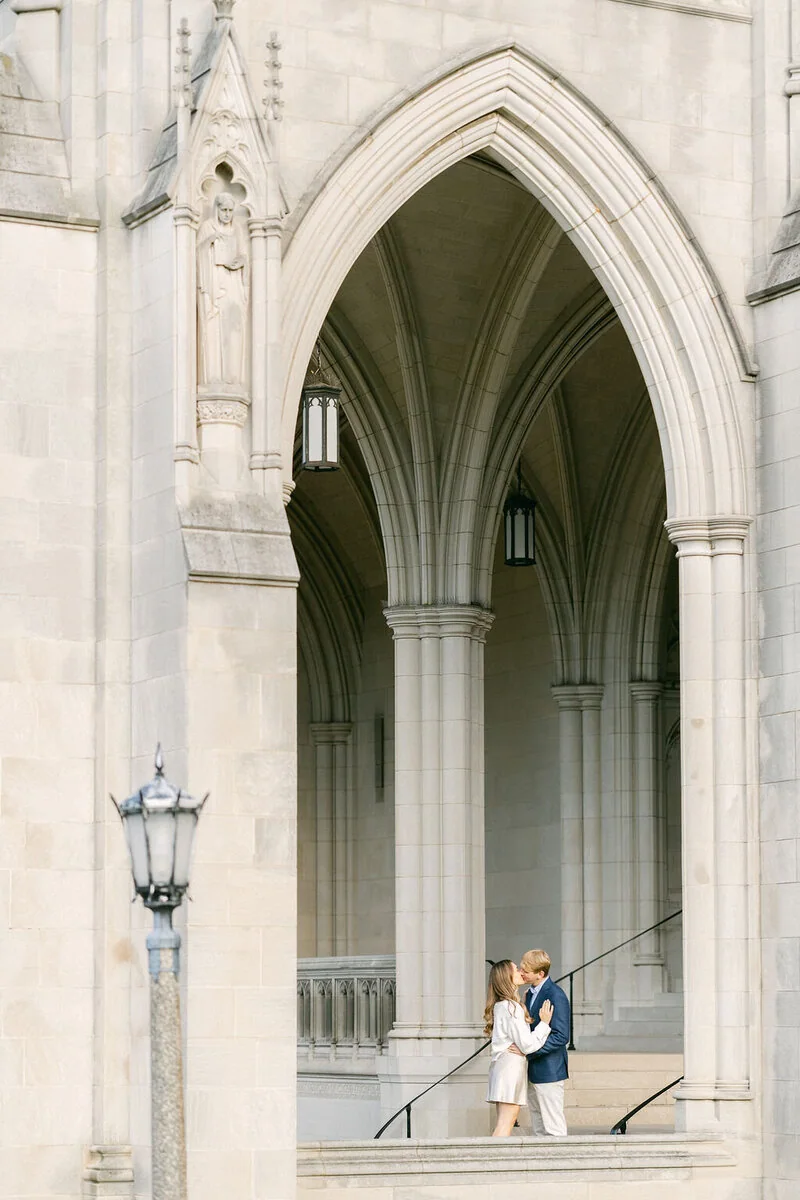 Engagement Session at the National Cathedral image 19