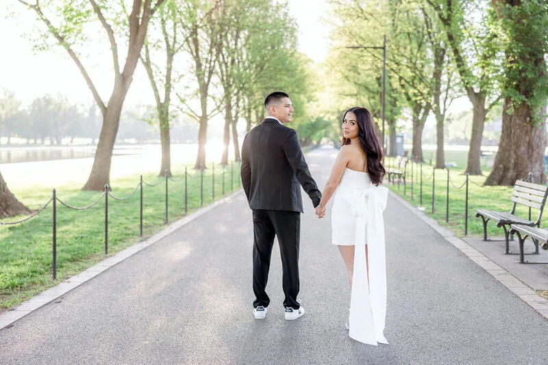 Engagement Session at DC National Mall