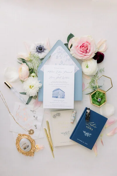 Wedding paper details
